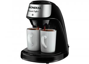 Cafetera Mondial Smart con 2Tazas C-42-2X-BI